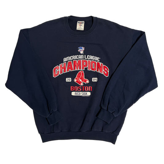 Boston Red Sox 2004 AL Champs Crewneck - L