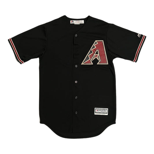 Arizona Diamondbacks Alternate Black Majestic Cool Base Jersey - S