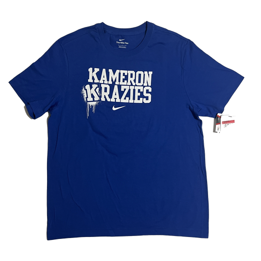 Duke Blue Devils 'Kameron Krazies' Coach K Retirement Nike Shirt - L