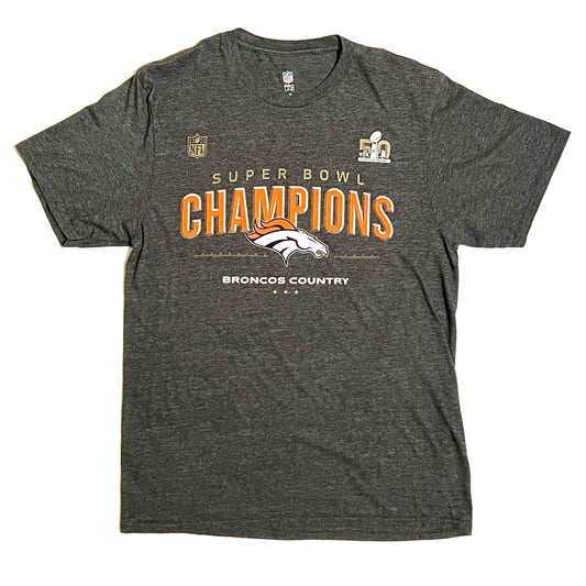 Denver Broncos Super Bowl 50 Champions Shirt - M