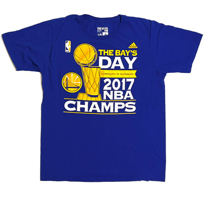 2017 Golden State Warriors NBA Champs Shirt - L