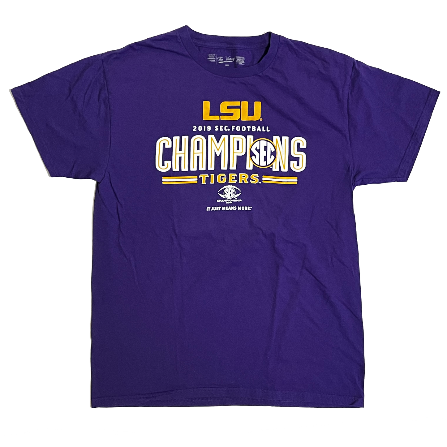 LSU Tigers 2019 SEC Champs Shirt - L