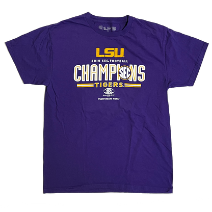 LSU Tigers 2019 SEC Champs Shirt - L