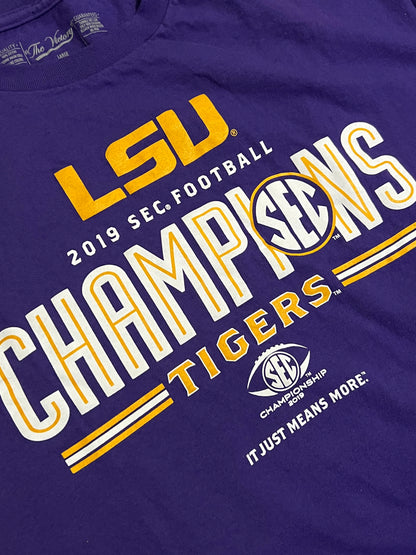 LSU Tigers 2019 SEC Champs Shirt - L