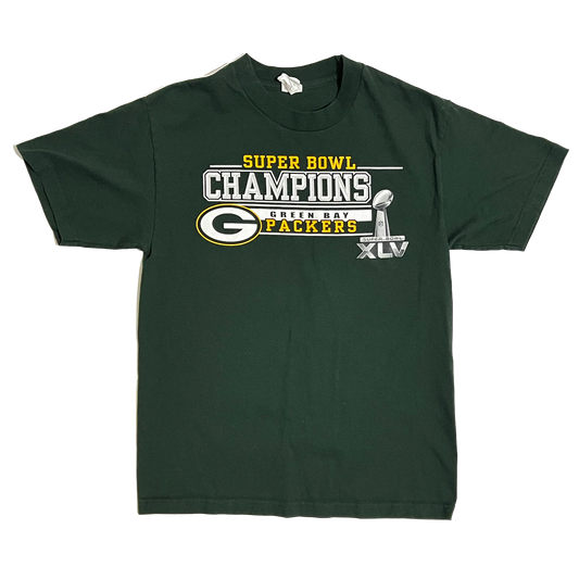 Green Bay Packers Super Bowl XLV Champions Shirt - M