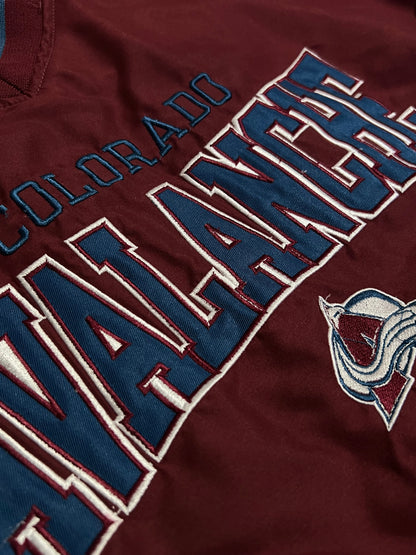 Colorado Avalanche Embroidered Pullover Jacket - L