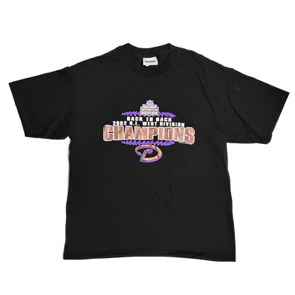 Arizona Diamondbacks 2002 NL West Back to Back Champs Shirt - XL