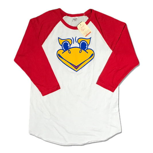 Limited Edition Kansas Jayhawks Mascot Raglan T - 2XL