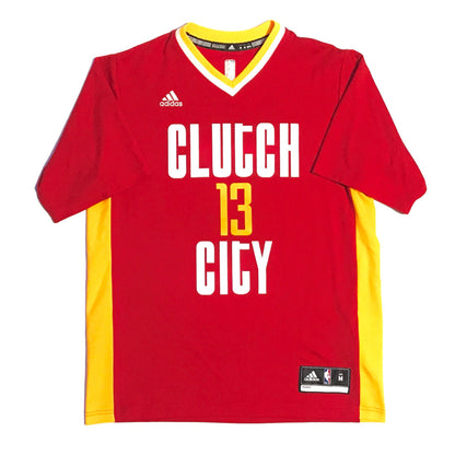 James Harden Houston Rockets Clutch City Sleeve Jersey - M