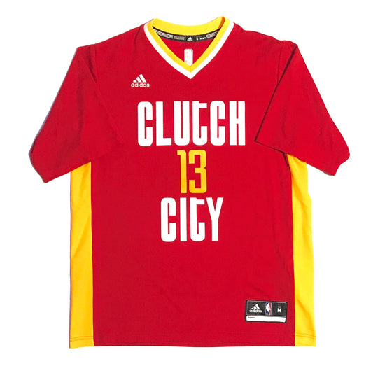 James Harden Houston Rockets Clutch City Sleeve Jersey - M