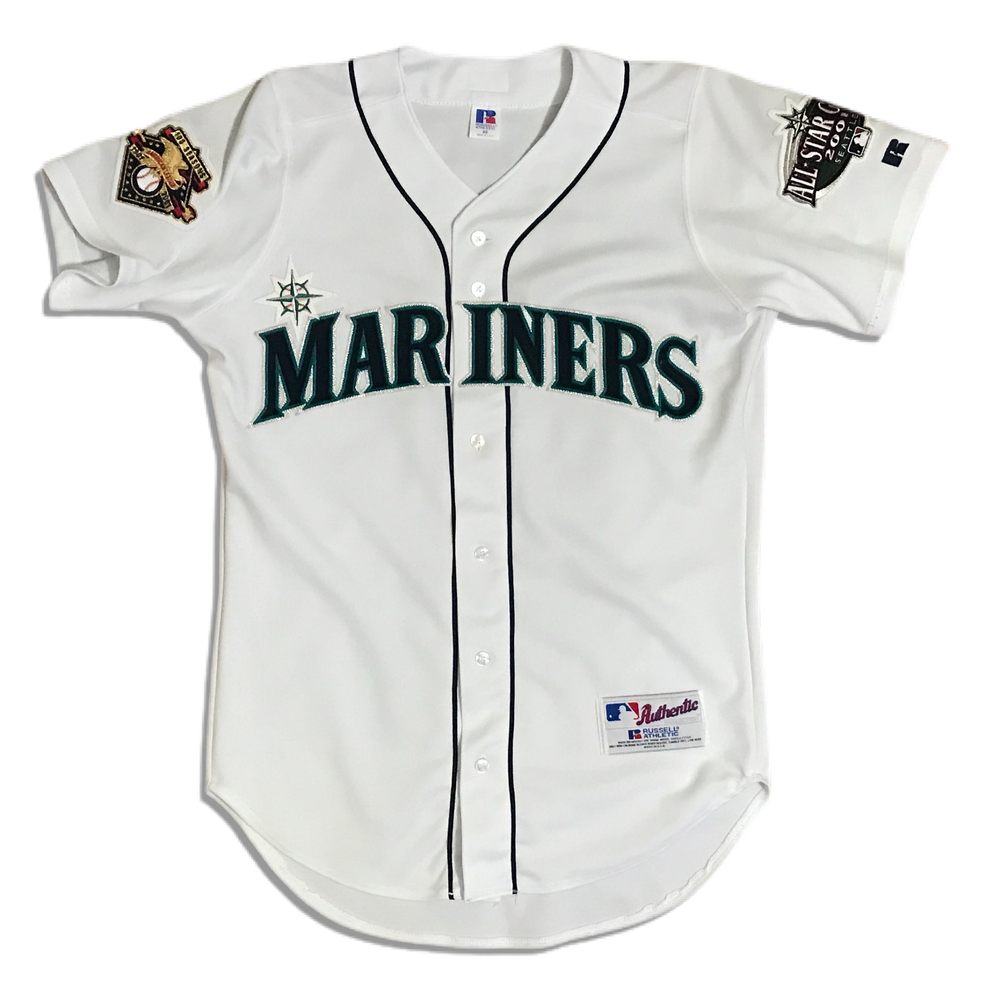Vintage 2001 MLB All Star Game Seattle Mariners 100 Seasons Jersey
