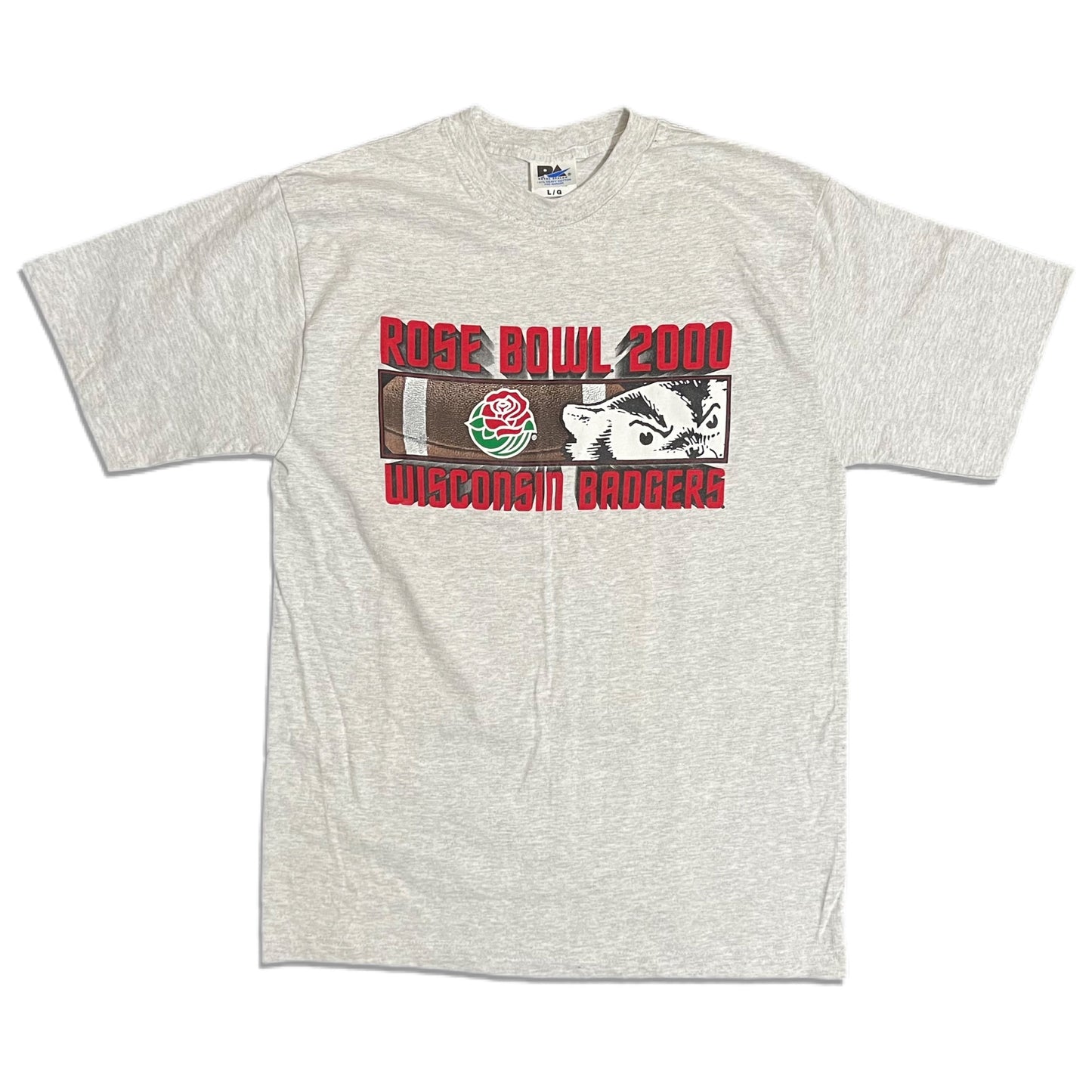 2000 Wisconsin Badgers Rose Bowl T Shirt - L