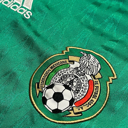 2010 Mexico Adidas ClimaCool Home Jersey - M