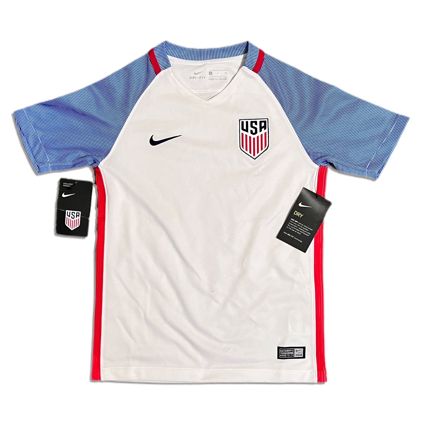 2016 U.S. National Team USMNT Home Jersey - YS