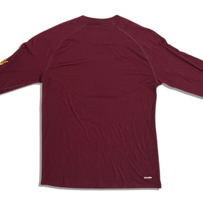 Arizona State Adidas Basketball Long Sleeve Ultimate Tee - L