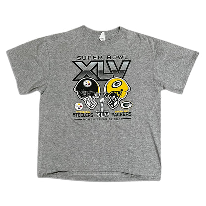 Super Bowl XLV Steelers vs Packers Shirt - XL