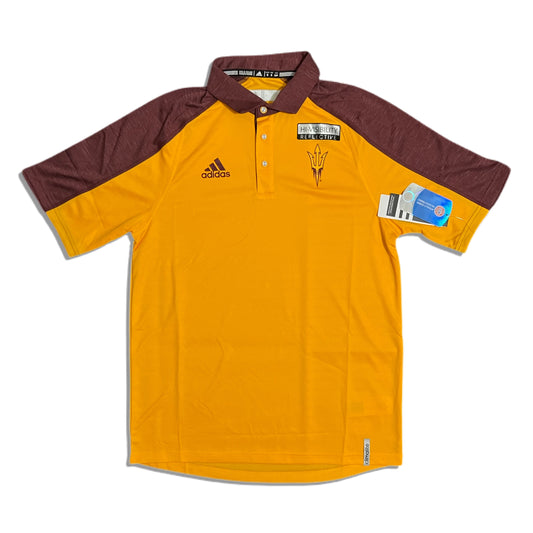 Arizona State Sun Devils Adidas Polo Shirt - S $