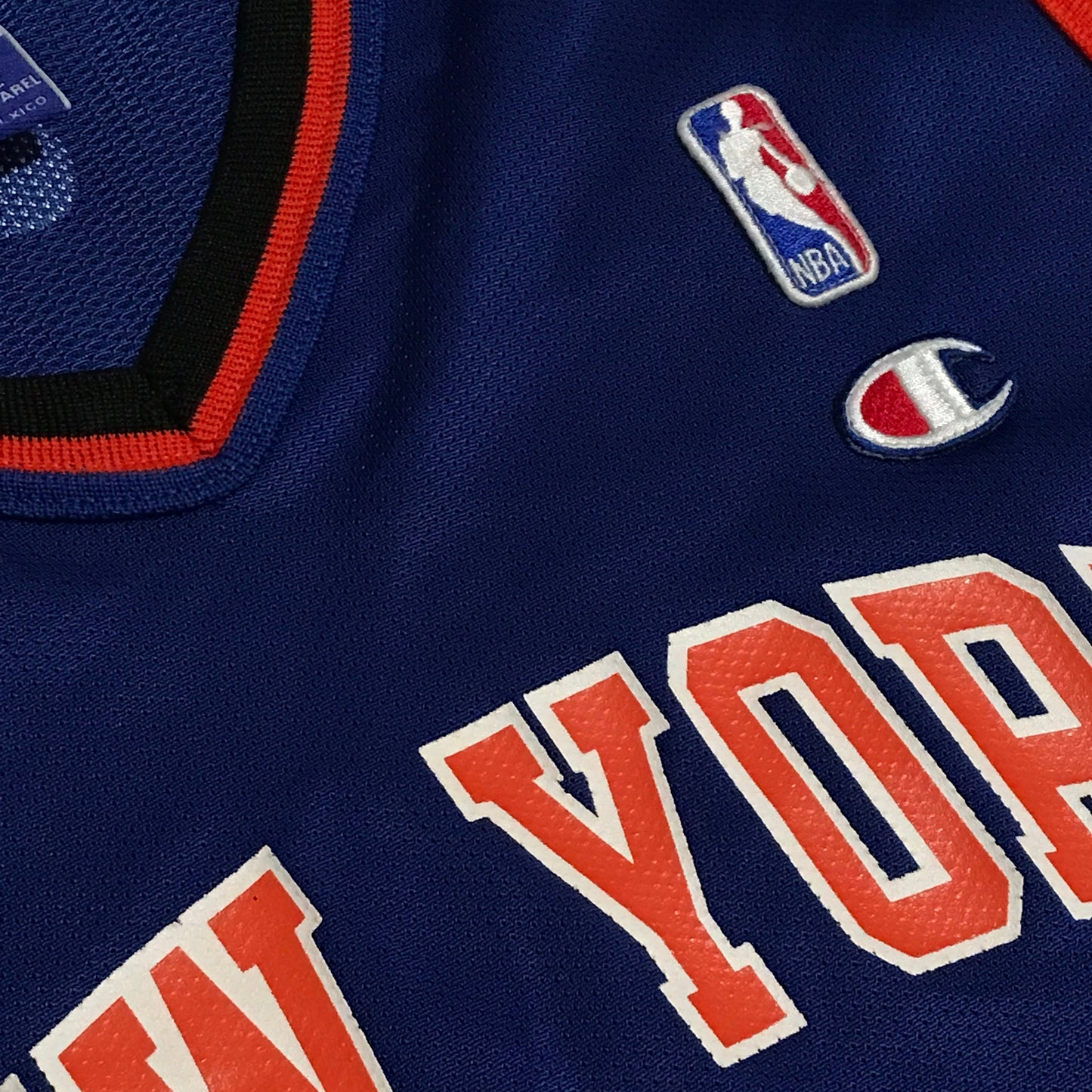 Vintage New York Knicks #1 Champion NBA Jersey - M