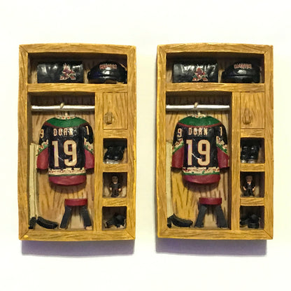 Arizona Coyotes Shane Doan Mini Locker Sculpture