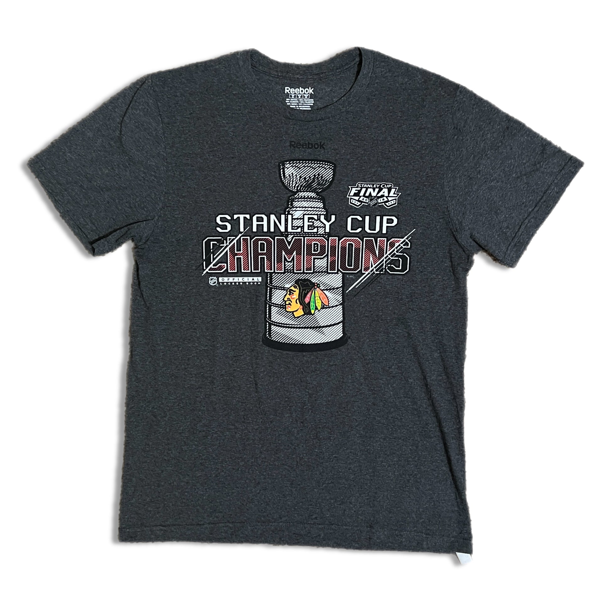 Chicago Blackhawks 2015 NHL Stanley Cup Champions Shirt M – Hess