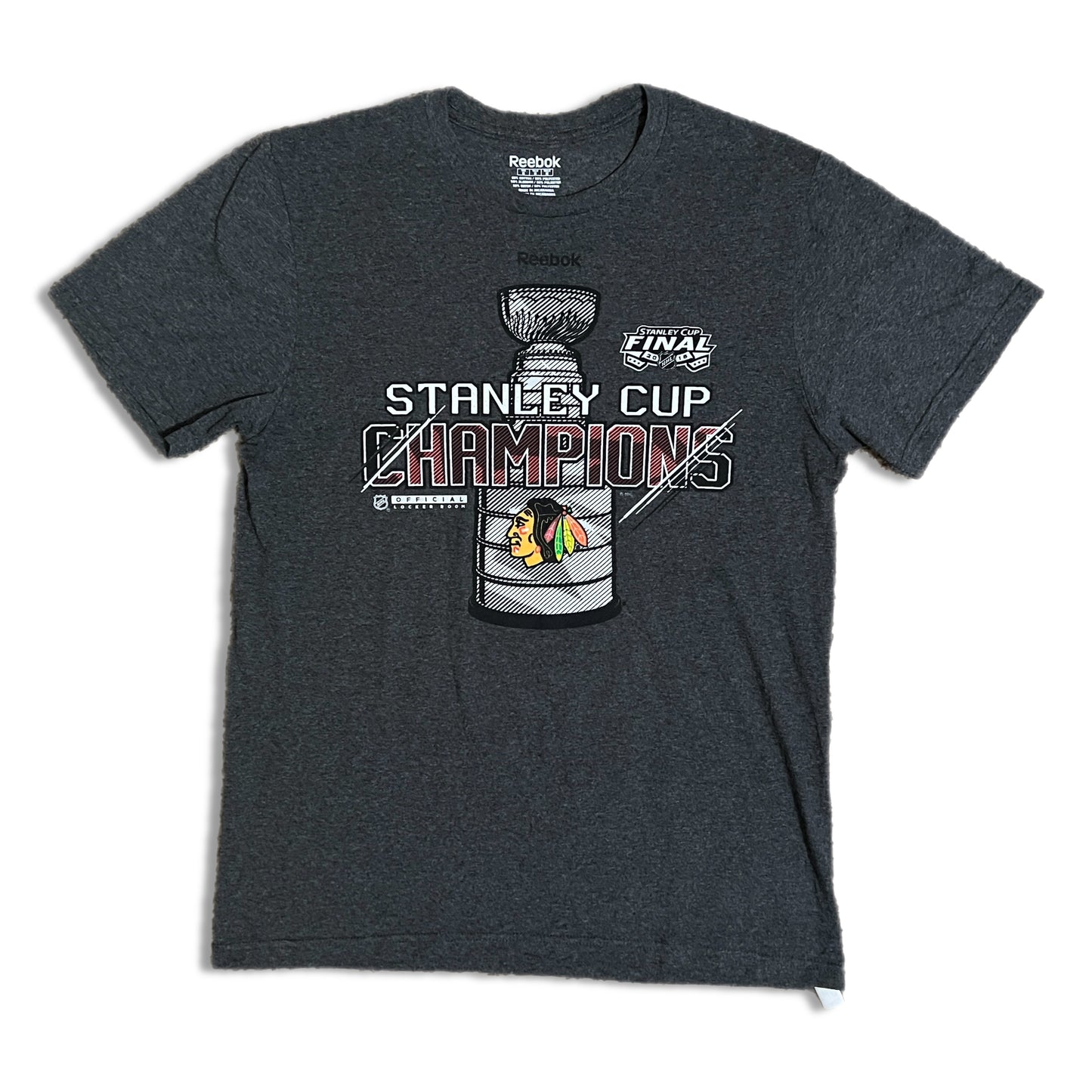 Chicago Blackhawks 2015 NHL Stanley Cup Champions Shirt - M