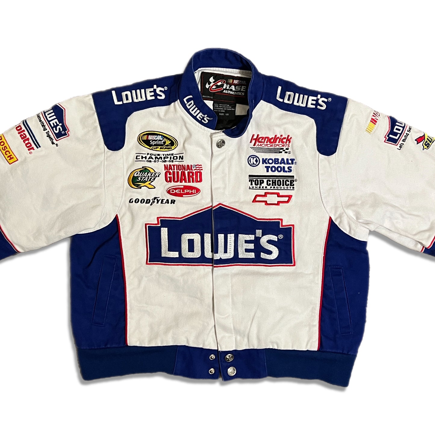 Jimmy Johnson Lowes NASCAR Racing Team Jacket - YL