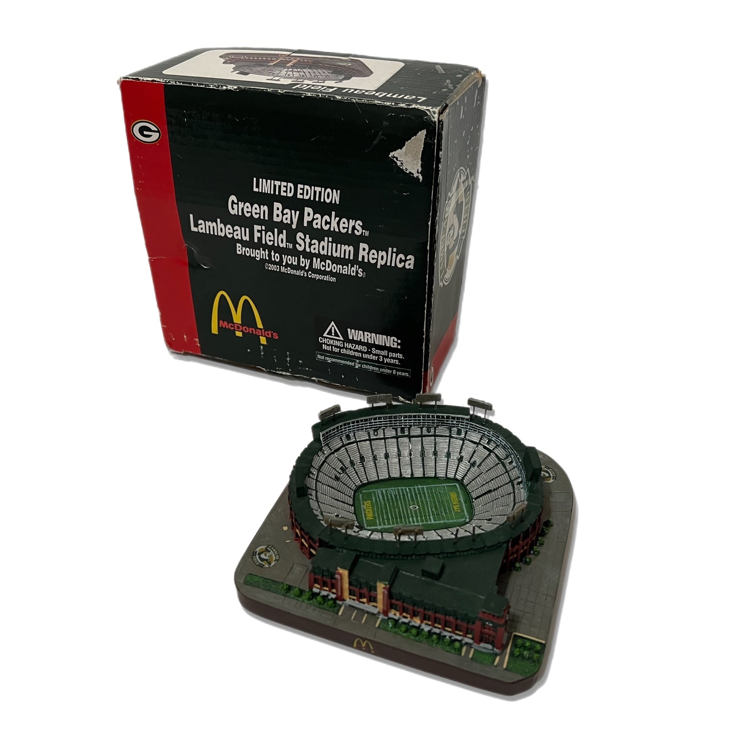 Green Bay Packers Lambeau Field Stadium Mini Replica With Box