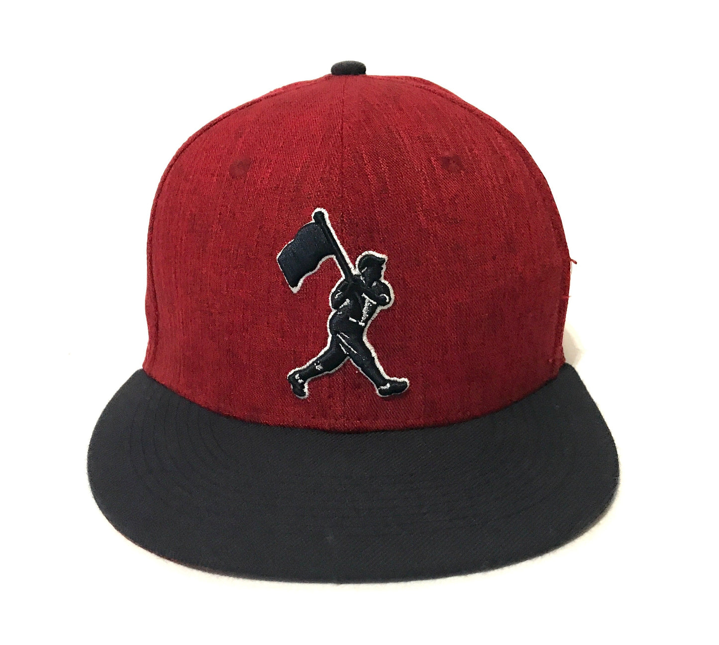 Baseballism Flag Man Logo Fitted Hat - 7 1/4