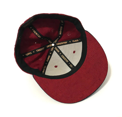 Baseballism Flag Man Logo Fitted Hat - 7 1/4