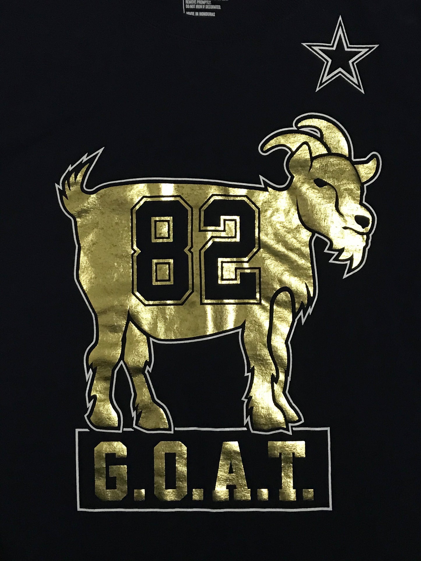 Jason Witten Dallas Cowboys Gold Reflective Shirt - M