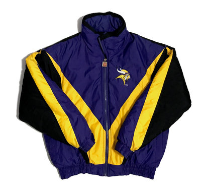 90’s Minnesota Vikings Embroidered NFL Game Day Jacket - L