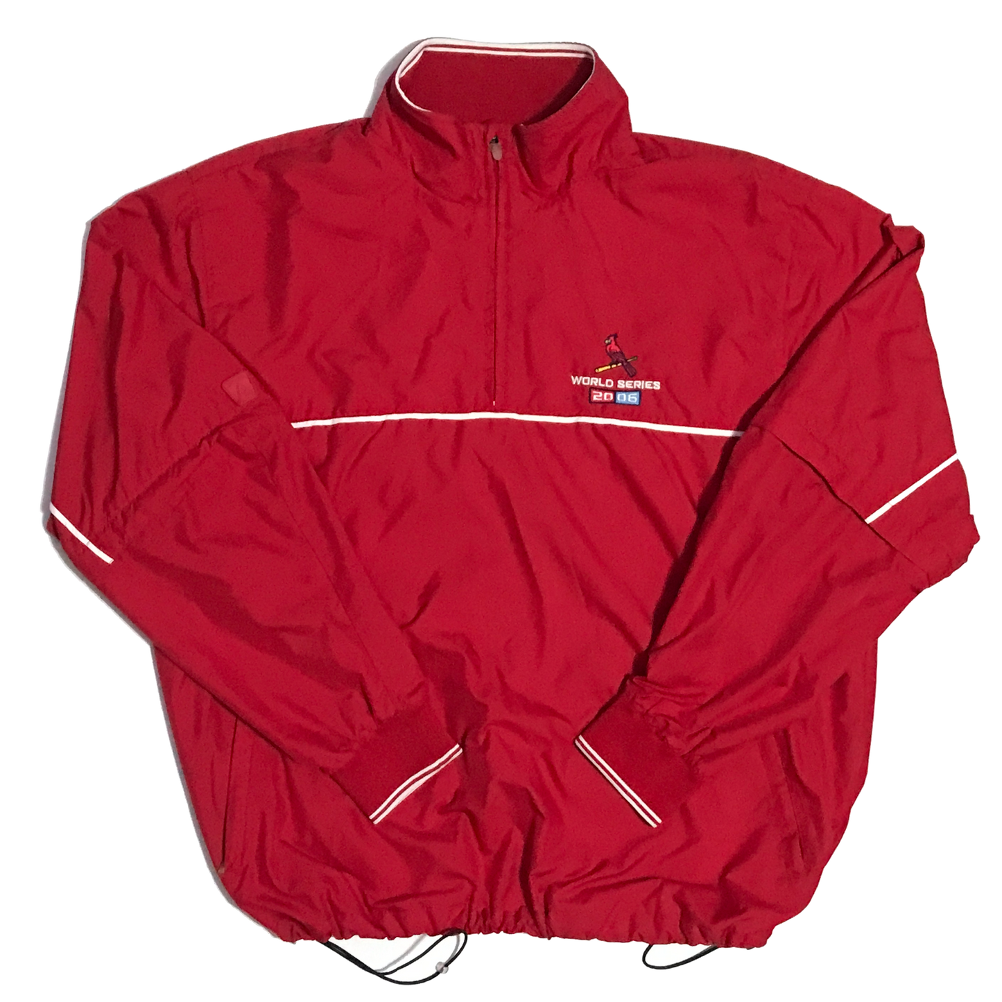 2006 St. Louis Cardinals MLB World Series Pullover Jacket Removable Sleeves- L