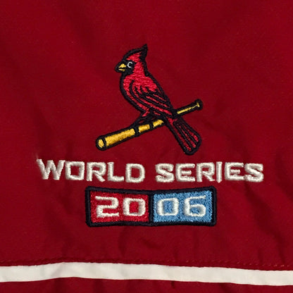 2006 St. Louis Cardinals MLB World Series Pullover Jacket Removable Sleeves- L