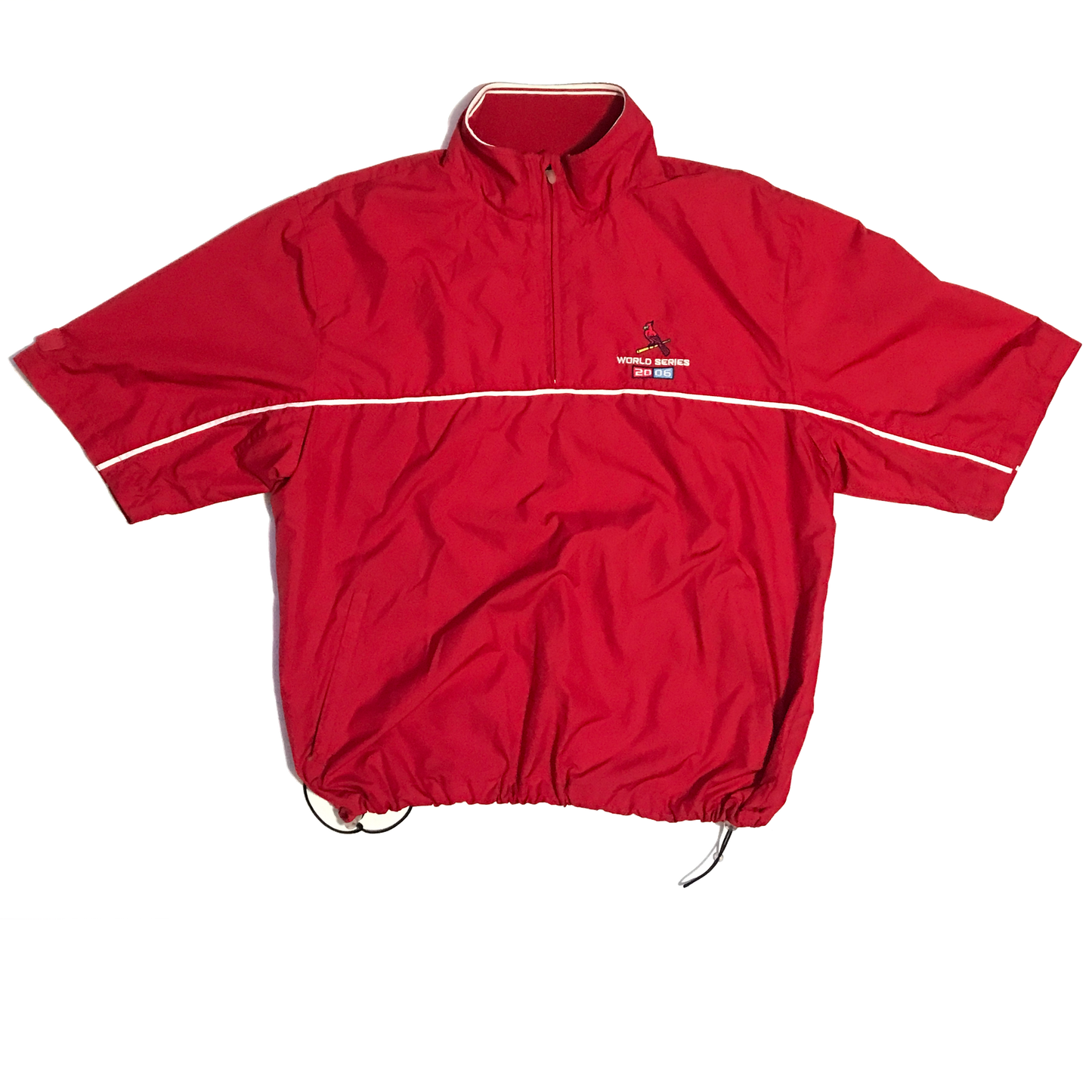 2006 St. Louis Cardinals MLB World Series Pullover Jacket Removable Sleeves- L