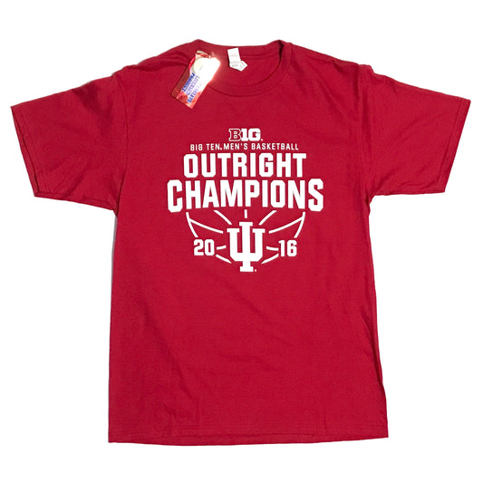 2016 Indiana Hoosiers Big 10 Champs Shirt - M