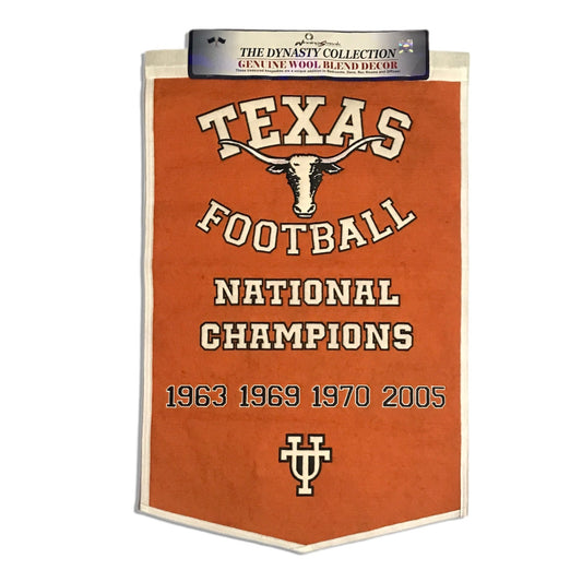 Large Texas Longhorns National Championship Banner