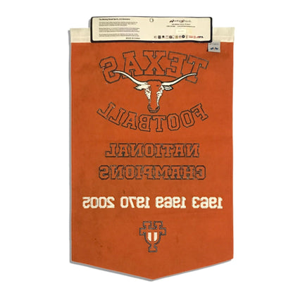 Large Texas Longhorns National Championship Banner
