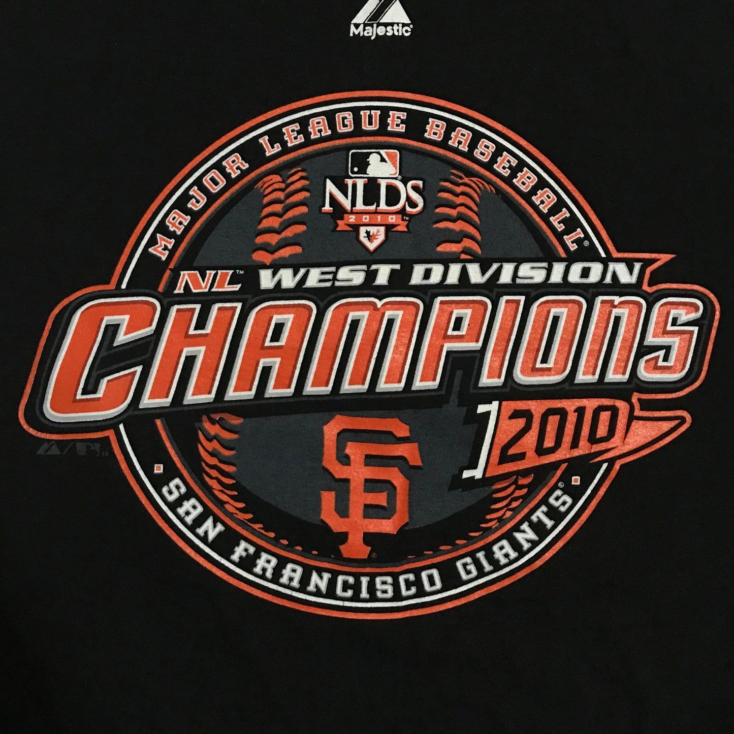 2010 San Francisco Giants NL West Champs Shirt - XL