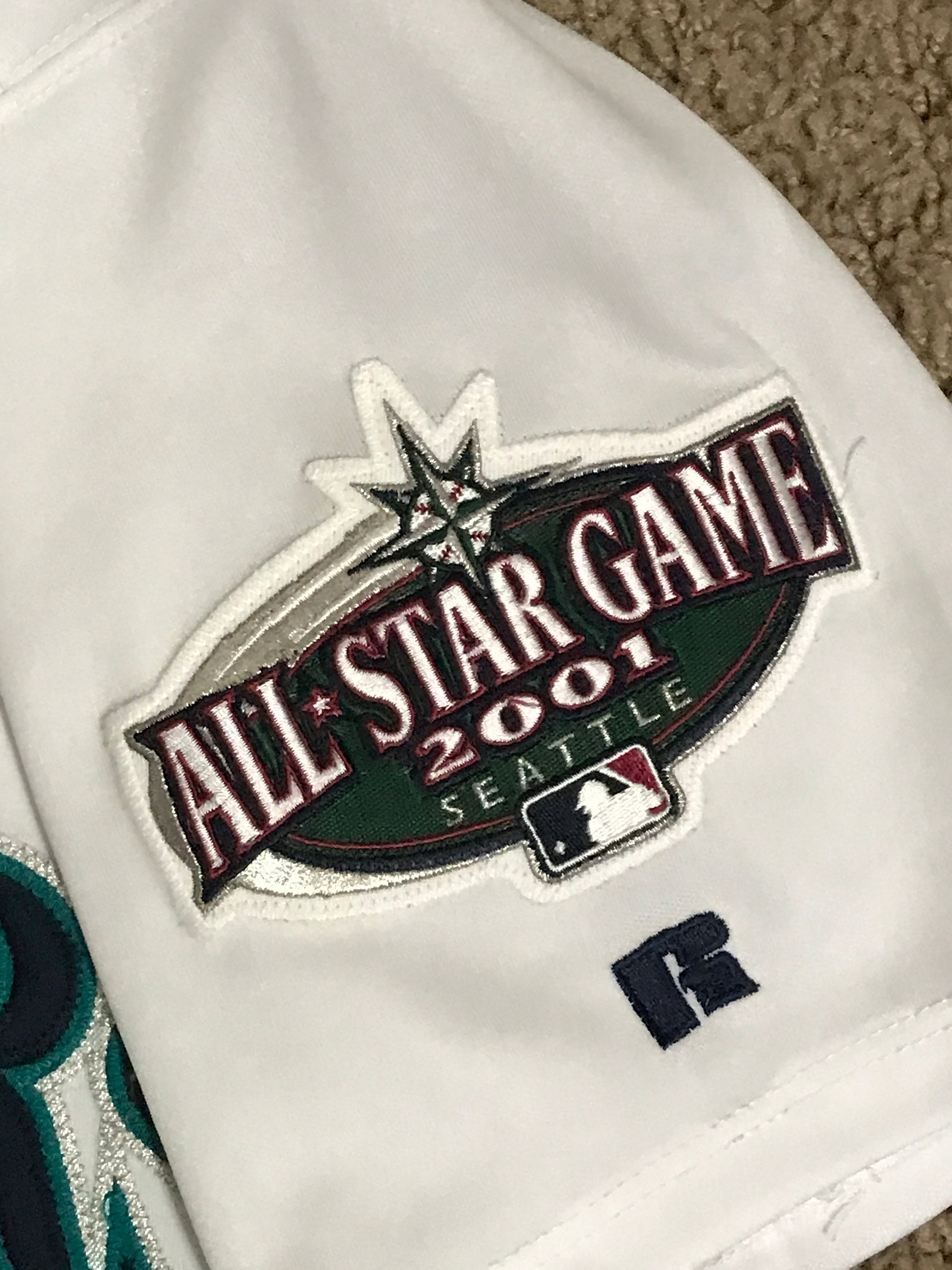 2001 MLB All Star Game Jersey Patch Seattle Mariners