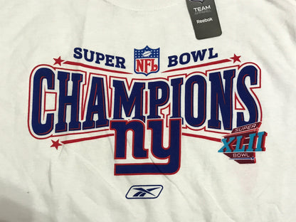 New York Giants Super Bowl XLII NFL Champions Shirt - XL
