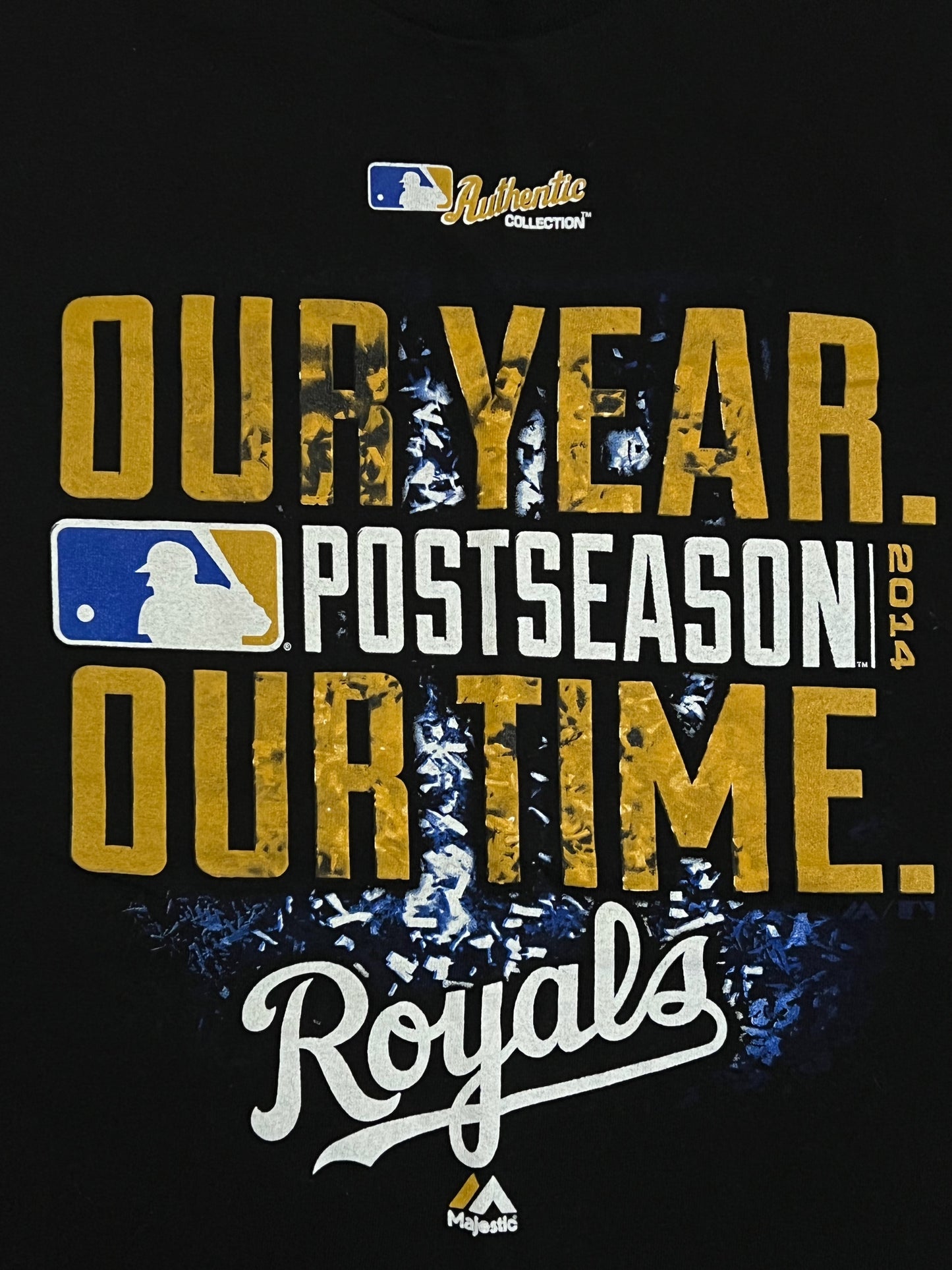 2014 Kansas City Royals MLB Postseason Majestic Shirt - 2XL