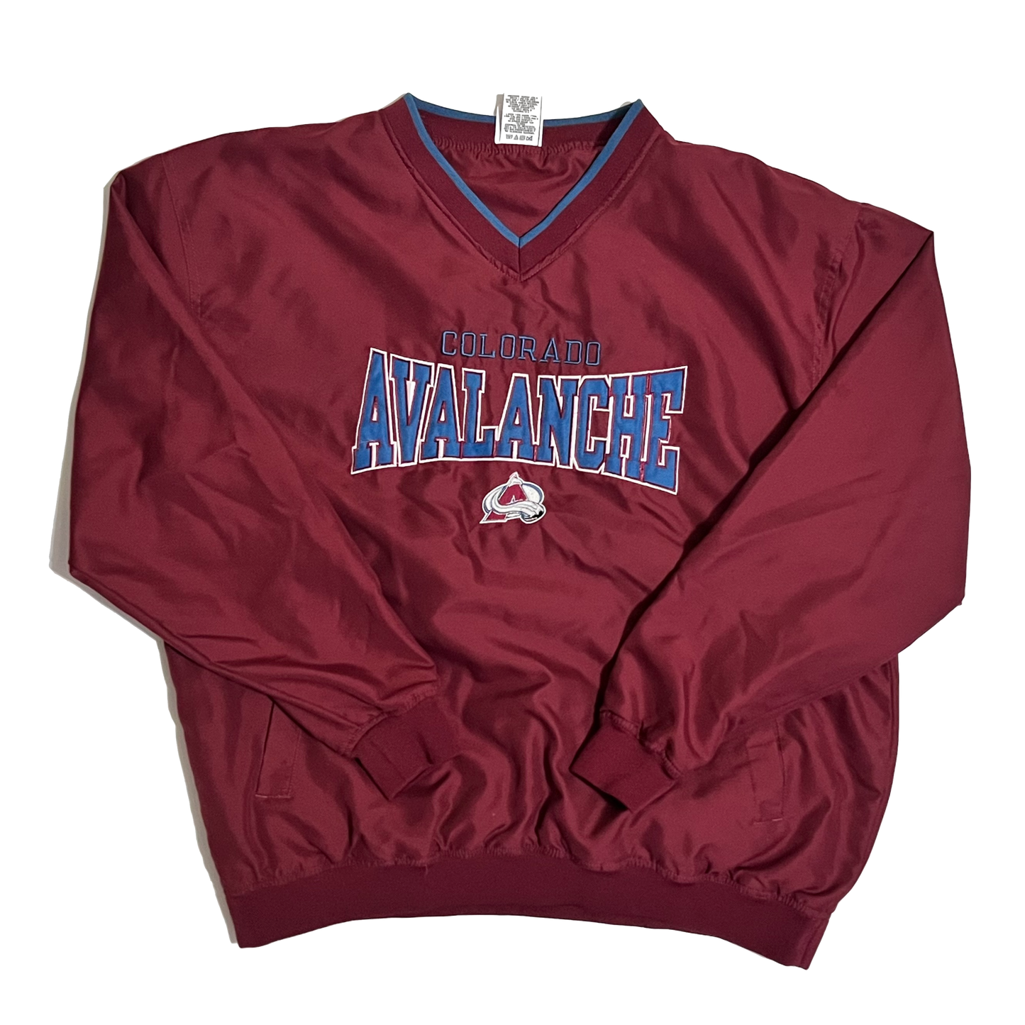 Colorado Avalanche Embroidered Pullover Jacket - L