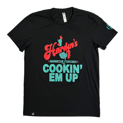 James Harden BBQ Chicken Cookin' Em Up Adidas Shirt - M