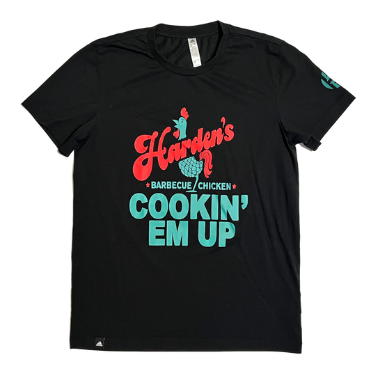 James Harden BBQ Chicken Cookin' Em Up Adidas Shirt - M