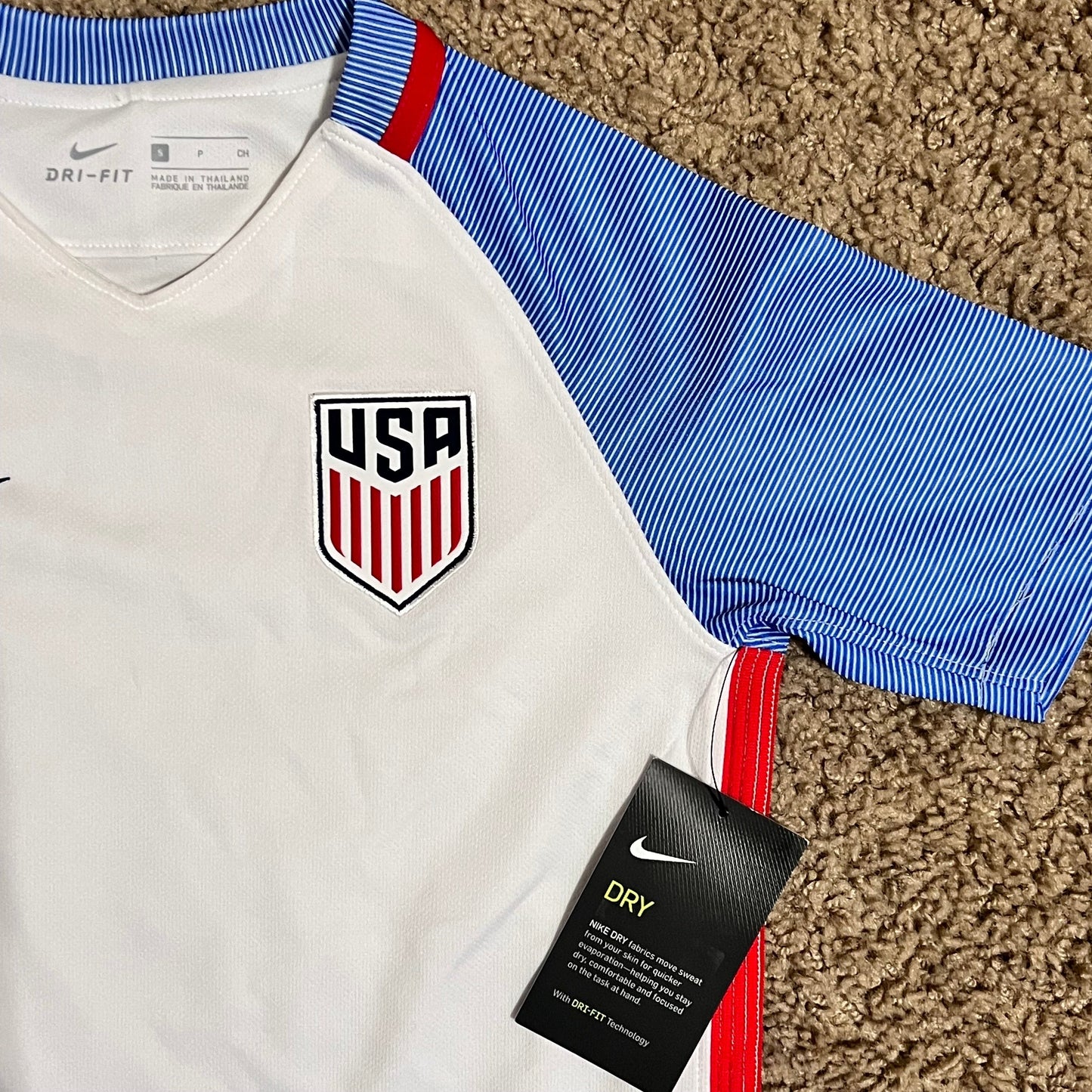 2016 U.S. National Team USMNT Home Jersey - YS