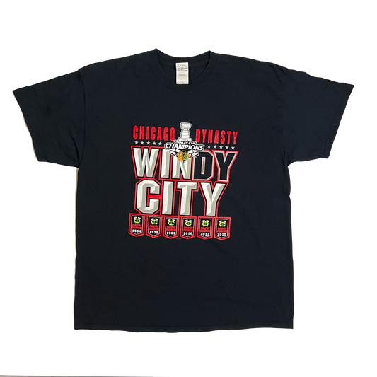 Chicago Blackhawks 2015 Stanley Cup Champs Shirt - XL