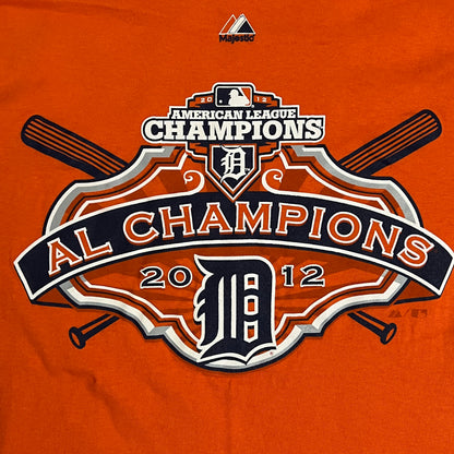 Detroit Tigers 2012 AL Champs Majestic Shirt - M