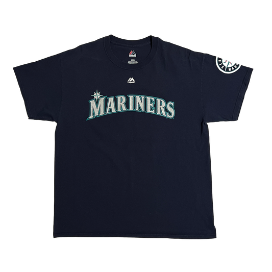 Ken Griffey Jr Seattle Mariners Name & Number Shirt - L