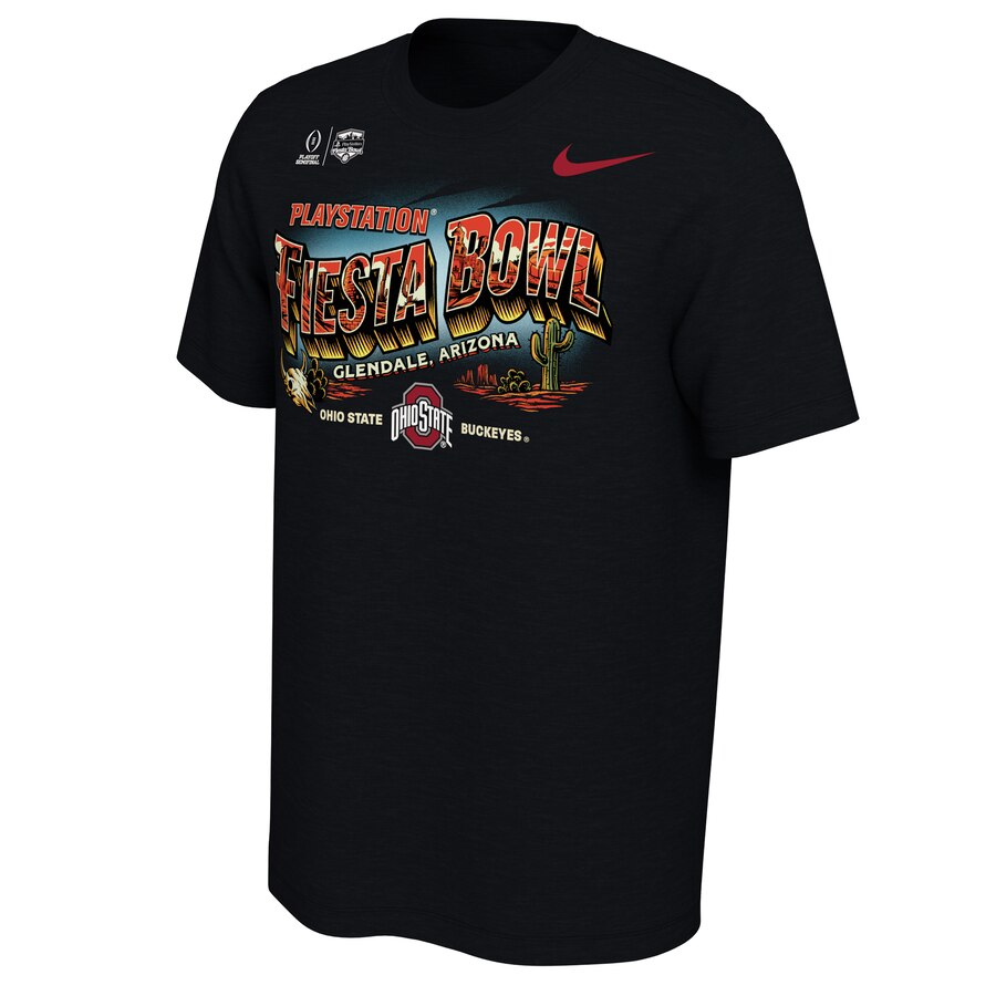 Ohio State Buckeyes Nike CFP 2019 Fiesta Bowl Bound Illustrations Shirt - M