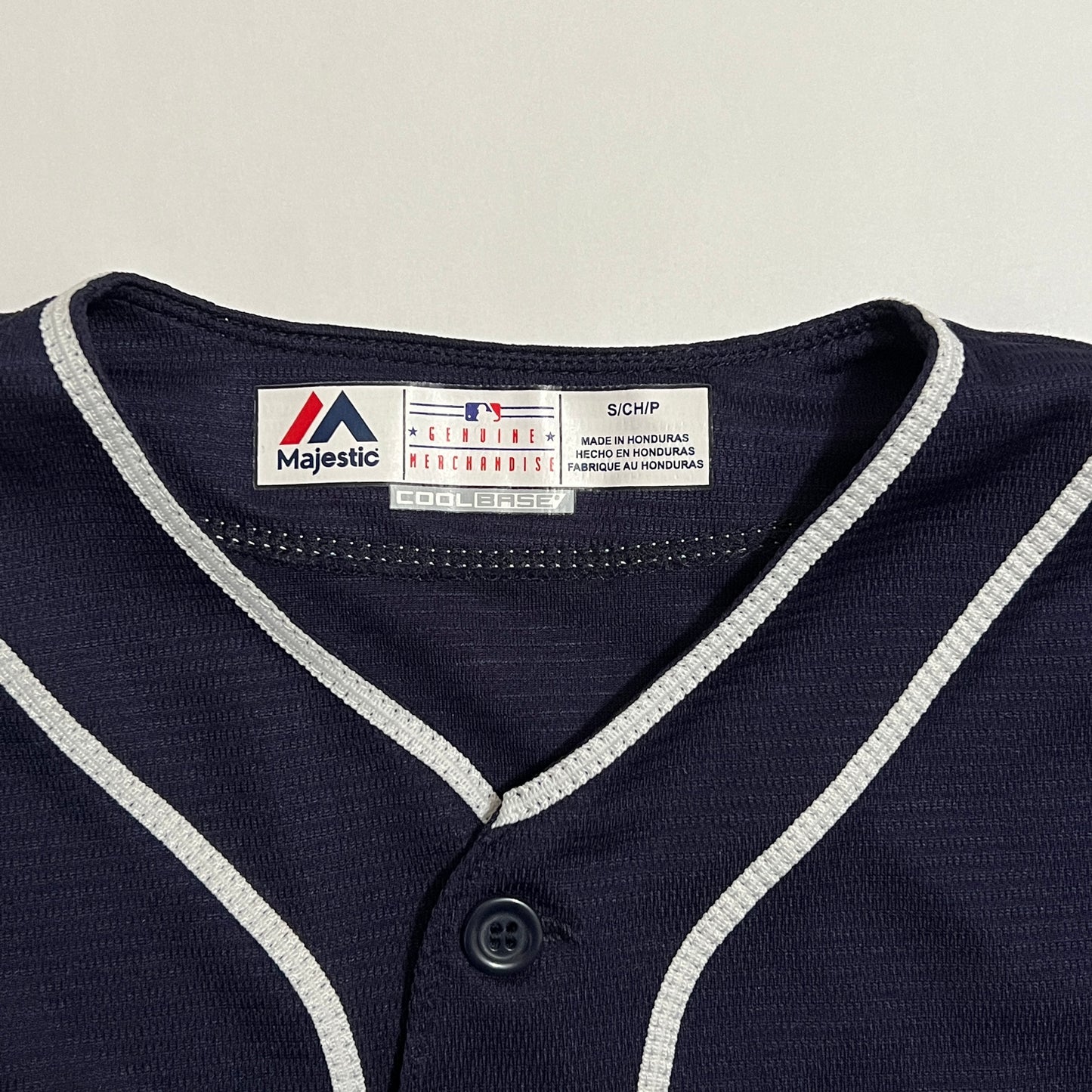 San Diego Padres Navy Blue Alternate Cool Base Jersey - S